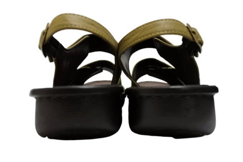 【インコルジェ 8806 カーキ】バックストラップコンフォートサンダル